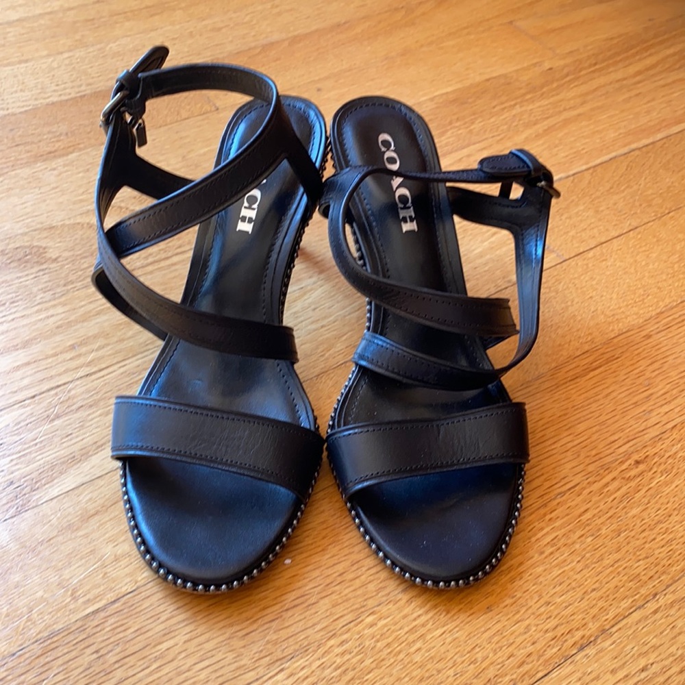 Coach Black Heels